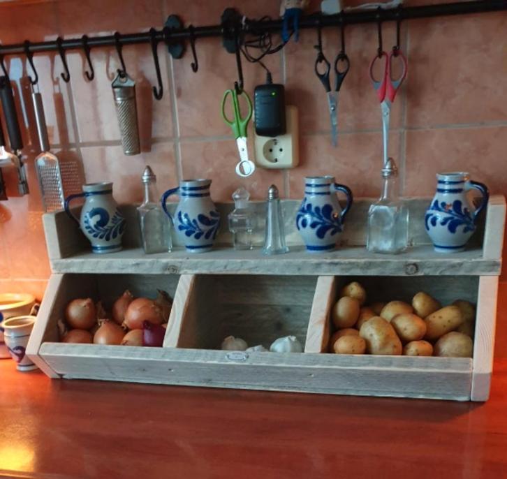 Gruttersbak op maat/model van eiken of steigerhout. NIEUW, Huis en Inrichting, Keuken | Keukenbenodigdheden, Nieuw, Ophalen of Verzenden