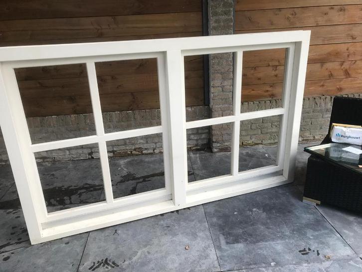 dakkapelraam met 2 draaikiep ramen, Doe-het-zelf en Verbouw, Glas en Ramen, Nieuw, Gevelraam of Ruit, 120 tot 160 cm, 160 cm of meer