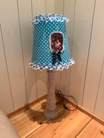 Kleurige lampenkap met polkadots, Blauw, Rond, Ophalen of Verzenden, Zo goed als nieuw