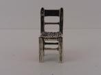 Zilveren miniatuur stoel                                Z224, Antiek en Kunst, Ophalen of Verzenden, Zilver