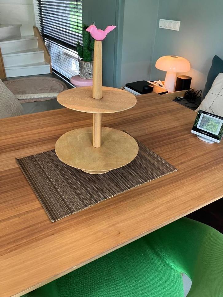 Leuke houten etagère, Huis en Inrichting, Keuken | Servies, Zo goed als nieuw, Overige typen, Overige stijlen, Overige materialen