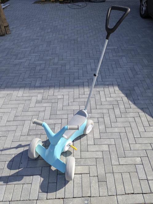 Berg go 2 loopauto / driewieler mintgroen MET duwstang, Kinderen en Baby's, Speelgoed | Buiten | Voertuigen en Loopfietsen, Zo goed als nieuw