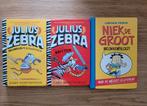 Julius Zebra & Niek de Groot - 3 Kinderboeken, Boeken, Ophalen of Verzenden, Gelezen, Gary Northfield, Lincoln Peirce, Fictie algemeen