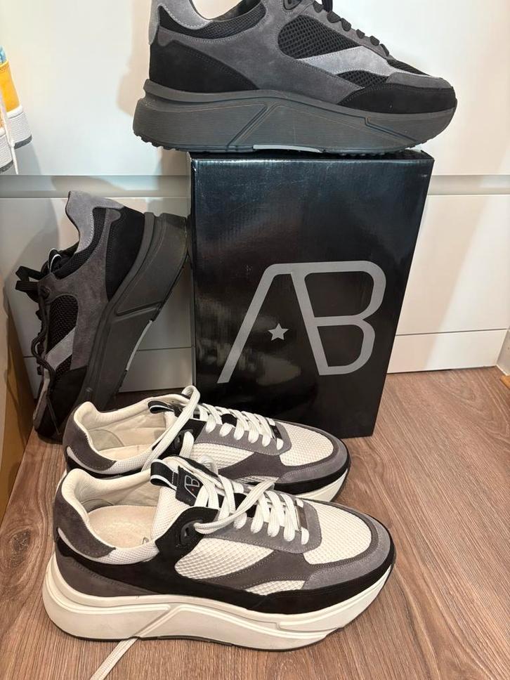 AB evo runner 2 paar maat 43, Kleding | Heren, Schoenen, Zo goed als nieuw, Zwart, Ophalen of Verzenden
