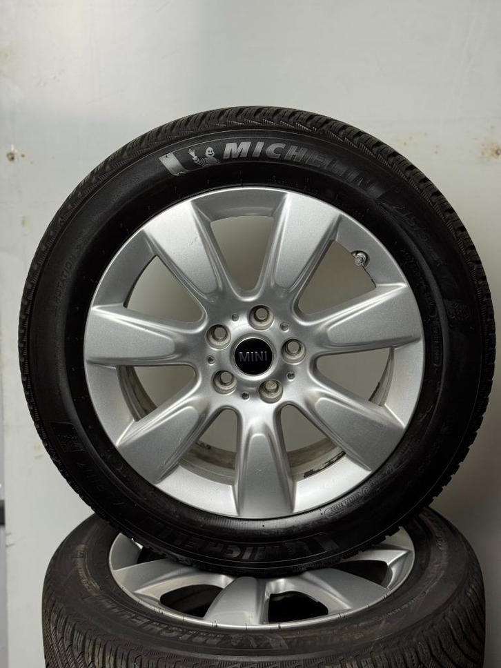 Originele 17"inch winterset Mini Cooper / TPMS / Michelin, Auto-onderdelen, Banden en Velgen, Banden en Velgen, Winterbanden, 17 inch