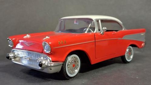 Chevrolet Bel Air 1957 1:24 Motormax Pol, Hobby en Vrije tijd, Modelauto's | 1:24, Zo goed als nieuw, Auto, Verzenden