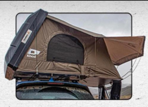 Khosi 2 persoons daktent van femkes rooftoptents, Caravans en Kamperen, Tenten, tot en met 2, Zo goed als nieuw, Ophalen of Verzenden