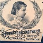 Koningin Wilhelmina affiche Oranje tabak Amsterdam, Verzamelen, Ophalen, Gebruikt, Reclamebord