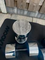 2x 26kg chrome dumbells (52kg), Ophalen of Verzenden, Zo goed als nieuw, Dumbbell