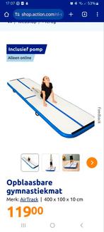 Airtrack zgan, Sport en Fitness, Kindermaat 122 t/m 140, Ophalen of Verzenden, Zo goed als nieuw, Materiaal