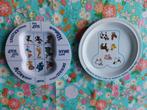 2 kinderontbijtbordjes, Ophalen of Verzenden, Zo goed als nieuw
