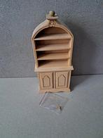 Blank houten kast 1:12, Ophalen of Verzenden, Nieuw, Poppenhuis