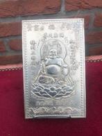 plaquette met geluksboeddha, Antiek en Kunst, Ophalen of Verzenden