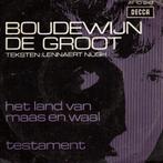 Boudewijn de Groot - Land Maas Waal _Testament-1967 fotohoes, Pop, Gebruikt, Ophalen of Verzenden