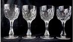 Set/4 Royal Leerdam kristallen wijnglazen, Ophalen of Verzenden, Overige typen