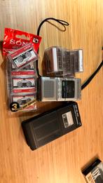 2 micro cassette spelers met bandjes, Audio, Tv en Foto, Walkmans, Discmans en Minidiscspelers, Ophalen of Verzenden, Walkman