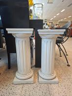 Set van 2 zuilen / sokkels - afm. 26x26x65 cm, Ophalen, Gebruikt