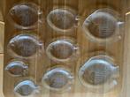 Vintage glazen visservies Arcoroc/Pasabahce, Ophalen, Glas of Glazen, Gebruikt, Glas