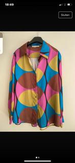 Blouse satijn Amélie Amélie, Kleding | Dames, Amélie Amélie, Overige kleuren, Maat 42/44 (L), Ophalen of Verzenden