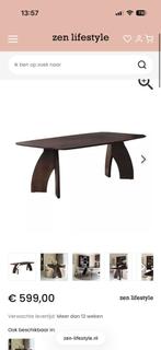 Eettafel deens ovaal Alfa in 210 cm, Huis en Inrichting, Tafels | Eettafels, Ophalen, 100 tot 150 cm, Rechthoekig, Nieuw