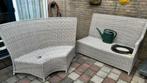 Wicker Tuinbanken Set, Tuin en Terras, Tuinsets en Loungesets, Ophalen, Gebruikt, 6 zitplaatsen, Loungeset