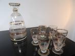 Art Deco Doyen hoge Likeurset, Antiek en Kunst, Antiek | Glas en Kristal, Ophalen of Verzenden