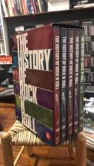 The History of Rock and Roll 5 dvd box 10 uur veel zeldzaam beschikbaar voor biedingen