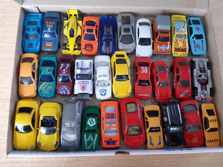 Brievenbusdoos 30x speelgoedautootjes Brandweer Politie Race, Kinderen en Baby's, Speelgoed | Speelgoedvoertuigen, Gebruikt, Ophalen of Verzenden