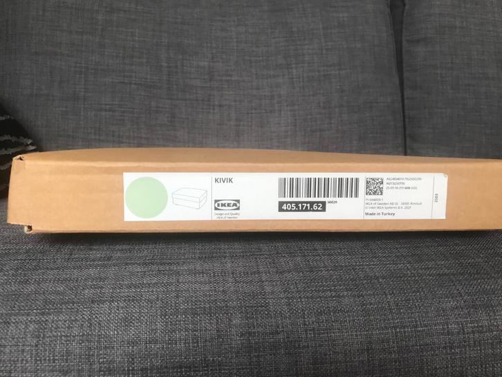 KIVIK Hoes Hocker poef, Tallmyra lichtgroen Ikea., Huis en Inrichting, Banken | Voetenbanken en Poefen, Nieuw, 50 tot 75 cm, 75 tot 100 cm