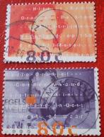 Nederland - 2x Radio Oranje - 80c, Postzegels en Munten, Postzegels | Nederland, Na 1940, Verzenden, Gestempeld
