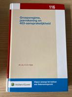 Groepsregime, jaarrekening en 403-aansprakelijkheid, Ophalen of Verzenden, Gamma, Nieuw, WO