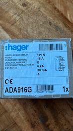 Hager Aardlekautomaat B16A 30mA ADA916G, Doe-het-zelf en Verbouw, Ophalen of Verzenden, Zo goed als nieuw