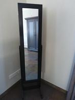 Sieradenkast met spiegel zwart, Huis en Inrichting, Woonaccessoires | Spiegels, Ophalen, Minder dan 50 cm, Gebruikt, 100 tot 150 cm