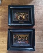 2 miniatuur prentjes Rembrandt aangeboden door Zwolsche, Antiek en Kunst, Ophalen of Verzenden
