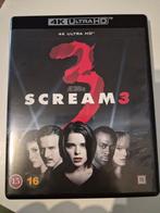 Scream 3 4k uhd bluray, Ophalen of Verzenden, Zo goed als nieuw, Horror