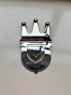 Vintage verzilverde kroon flesopener decoratief boekenlegger, Antiek en Kunst, Ophalen of Verzenden, Zilver