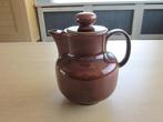 Colditz GDR bruin koffiepotje D8cm M12,5cm O7,5cm H17cm, Keramiek, Overige typen, Ophalen of Verzenden, Zo goed als nieuw