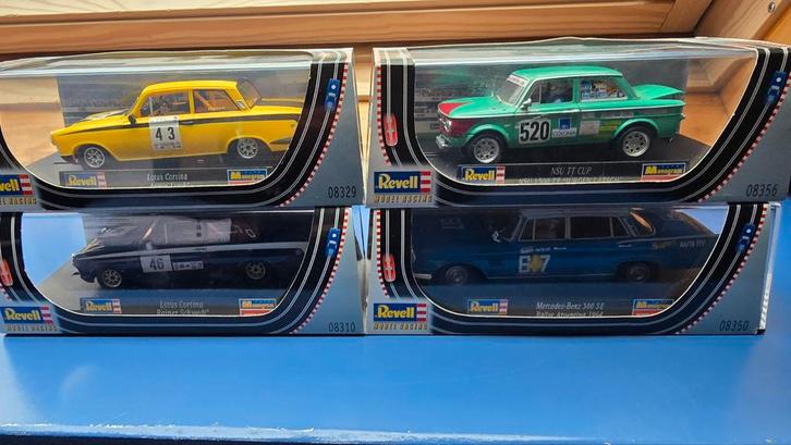 4x Revell model racing auto's nieuw in ovp., Kinderen en Baby's, Speelgoed | Racebanen, Nieuw, Racebaan, Elektrisch, Overige merken