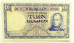 Bankbiljet 10 gulden 1945 Mijnbouw, cat. PL43.b / 46-1, Postzegels en Munten, Bankbiljetten | Nederland, Verzenden, 10 gulden