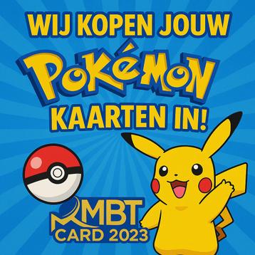 Pokémon kaarten of sealed verkopen of ruilen? Wij zoeken! beschikbaar voor biedingen