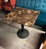 2 stuks echt marmeren horeca tafels 60x70 cm, Antiek en Kunst, Ophalen