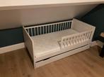 Wit Ledikant met Lade en Matras, Kinderen en Baby's, Babywiegjes en Ledikanten, Ophalen, Gebruikt, Ledikant