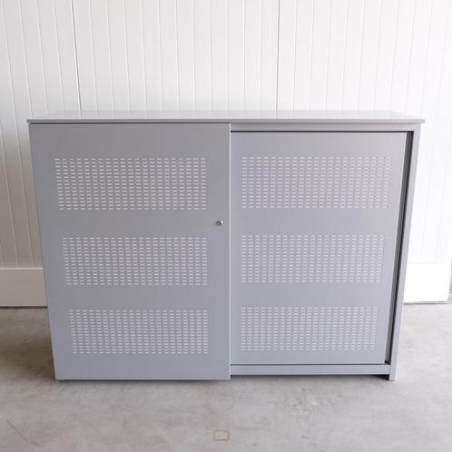 Voortman schuifdeurkast, 160x50x122cm (bxdxh) Grijs, Huis en Inrichting, Kasten | Roldeurkasten en Archiefkasten, Gebruikt, 100 tot 150 cm