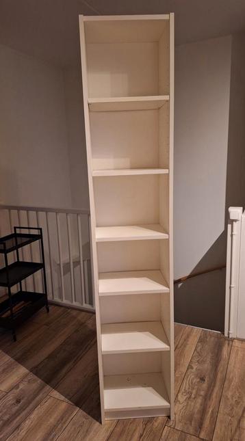 Billy Ikea open boekenkast, kast wit 40x28x202cm - afbeelding 3