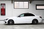 Mercedes-Benz C-klasse 180 AMG Sport Edition | Panoramadak |, 65 €/maand, Met garantie (alle), Wit, Bedrijf