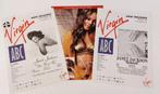 Janet Jackson 3 x PROMO FOLDERS Virgin Jacksons Michael, Verzenden, Zo goed als nieuw, Foto of Kaart