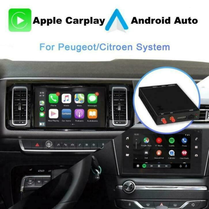 Peugeot 208 2008 308 508 apple carplay android auto box, Auto diversen, Autoradio's, Ophalen of Verzenden, Nieuw