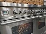 🔥Luxe Boretti Fornuis 100cm RVS GASOVEN 6 pitten, 60 cm of meer, Ophalen of Verzenden, Zo goed als nieuw, Energieklasse A of zuiniger
