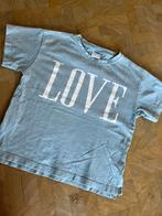 ZARA t-shirt shirt LOVE zga NIEUW mt 128, Meisje, Ophalen of Verzenden, Zo goed als nieuw, Zara