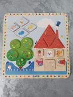 Mooie houten Puzzel van Djeco - Huis en Boom (NIEUW), Ophalen of Verzenden, Nieuw, Overige typen
